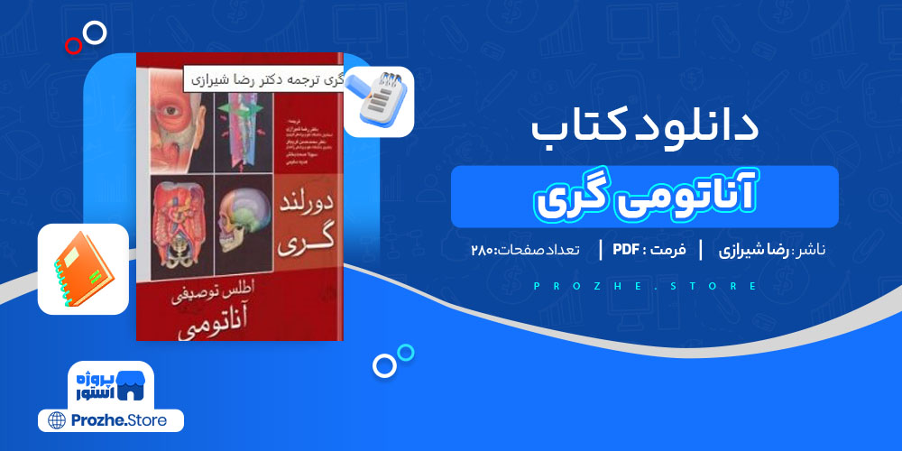 دانلود پی دی اف کتاب آناتومی گری اندام ها دکتر رضا شیرازی 280 صفحه PDF