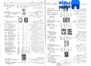 کتاب راهنمای تمبر های ایران موسسه نوین فرح بخش و پسران