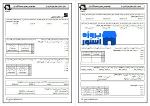 کتاب شیمی 2 نظام قدیم محمدرضا آقاجانی